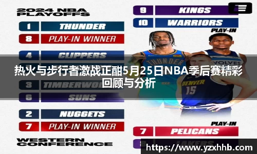 热火与步行者激战正酣5月25日NBA季后赛精彩回顾与分析